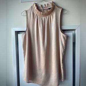 Banana Republic Peach Sleeveless Blouse